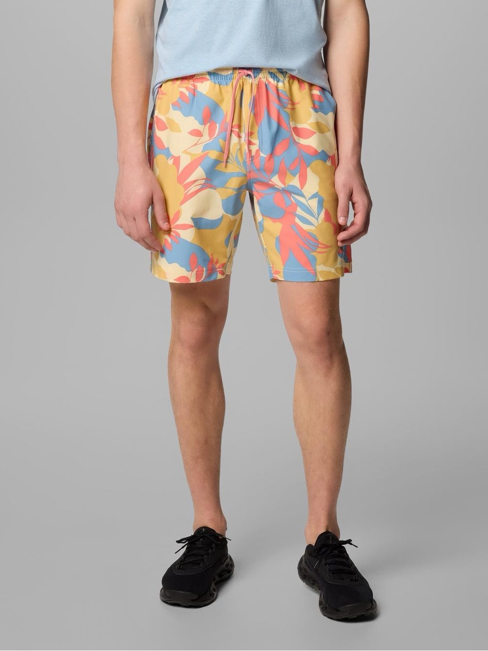 NWOT Men’s Columbia Summertide Stretch Printed Shorts Alpenglow Size Large - Picture 3 of 8